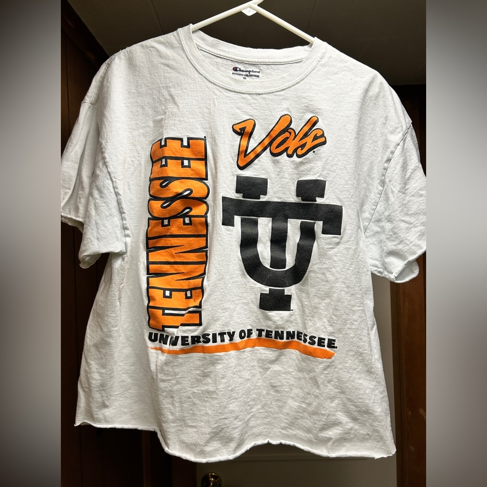 Tennessee Volunteers College University Football Shirt Vintage Campion XL cut